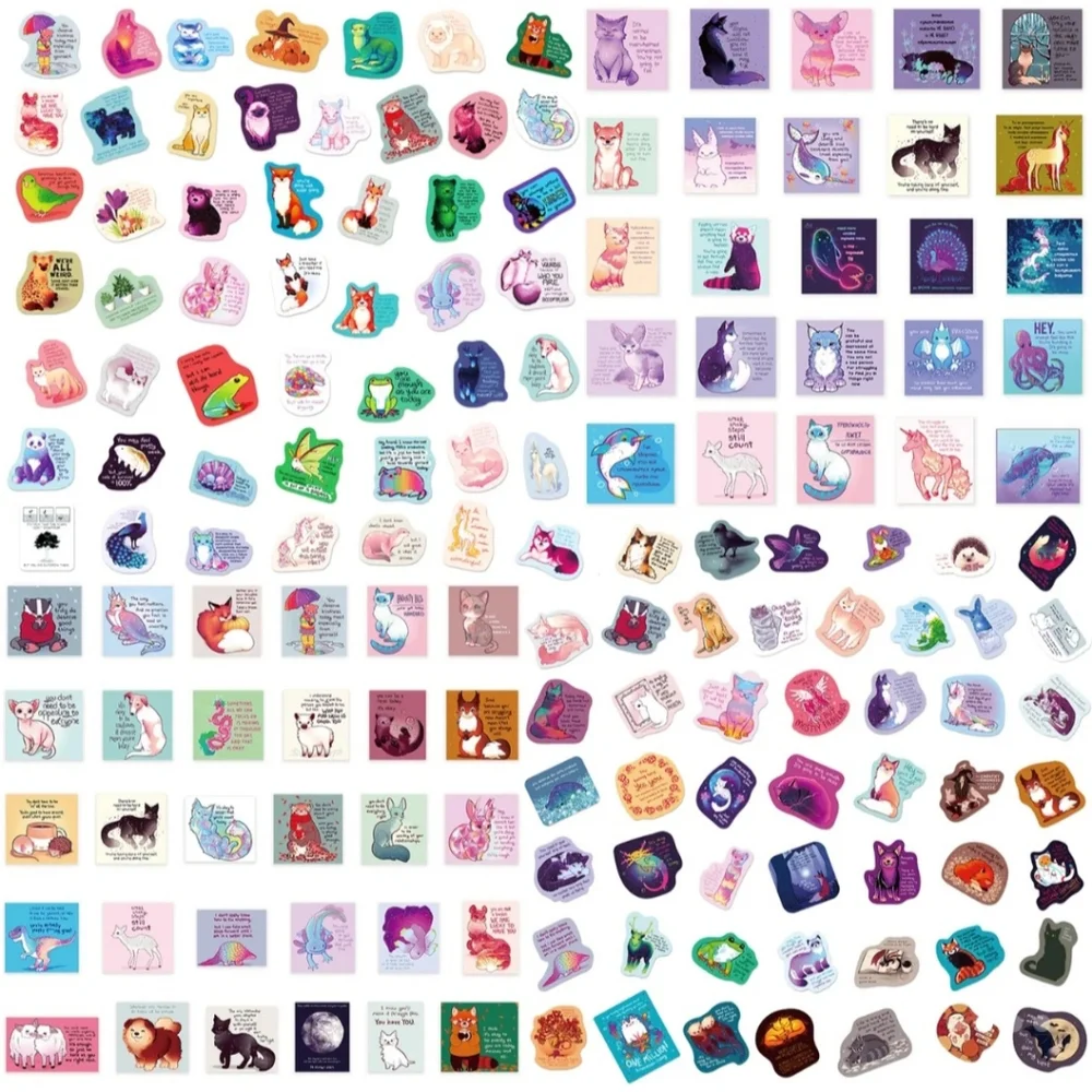 50 New Positive Inspirational motivation stickers